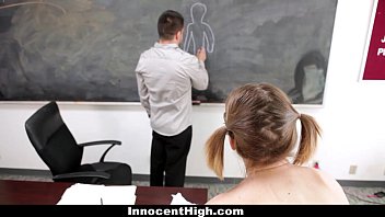 English Teacher Catches Student Lesbian Porn