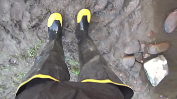 Boots Stuck In Mud