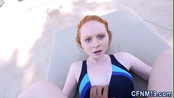 Blond Red Swimsuit Porn