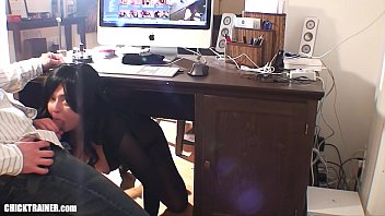 Porn Fuck Under Table Office